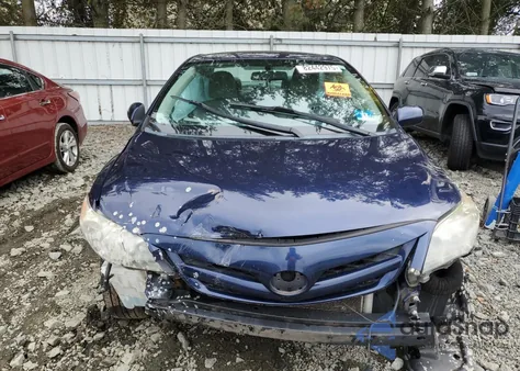 2012 Toyota Corolla Base from USA, damaged, VIN 2T1BU4EE0CC858121